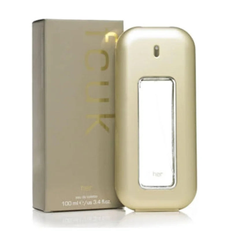 Zesty Citrus Aquatic FCUK Eau Perfume with Sensual Floral Heart Women’s French Connection