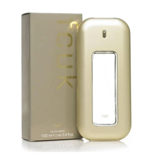 Zesty Citrus Aquatic FCUK Eau Perfume with Sensual Floral Heart Women’s French Connection