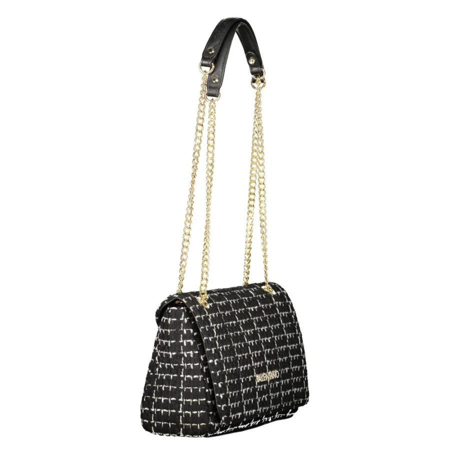 Mario Valentino Nero Polyurethane Women Shoulder Bag
