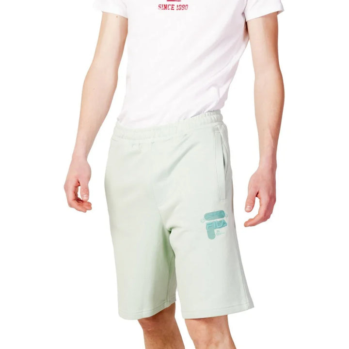 Fila Bicolor Cotton Bermuda Shorts