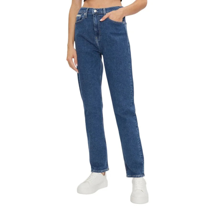 Calvin Klein Jeans Blue Cotton Skinny