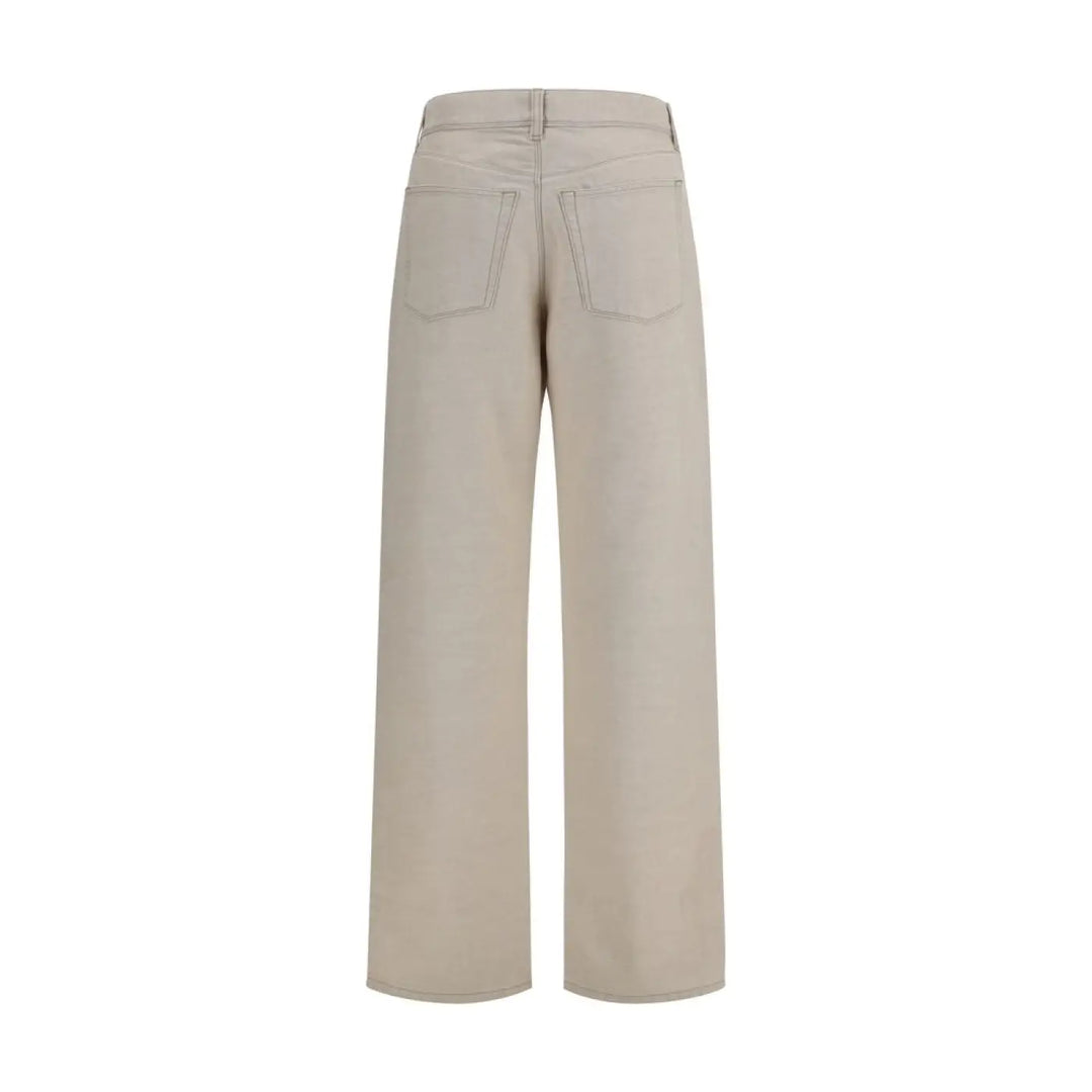 Fendi Beige Cotton Jeans Denim