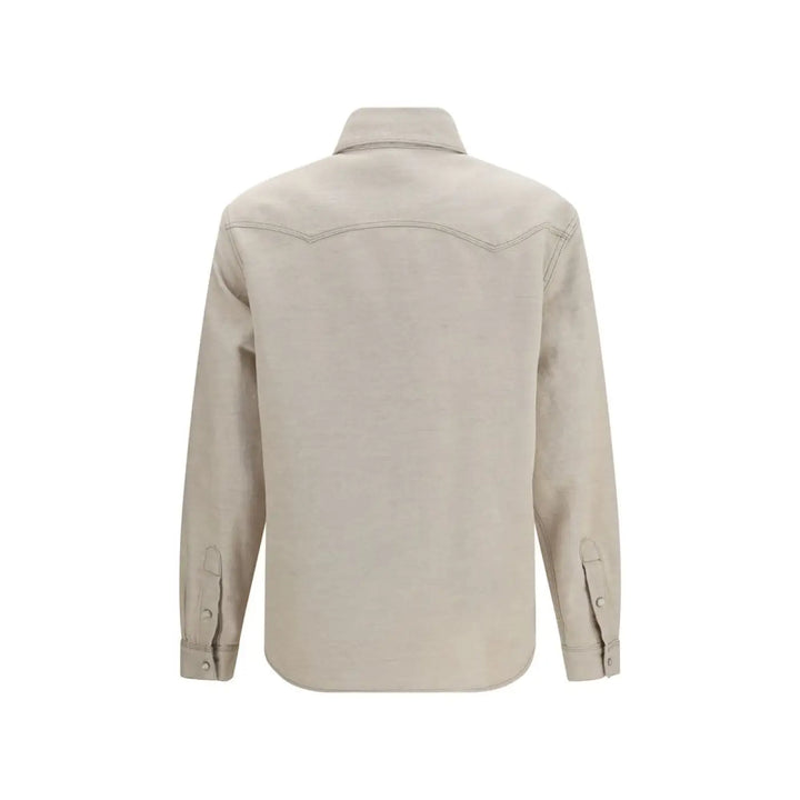 Fendi Beige Denim Shirt