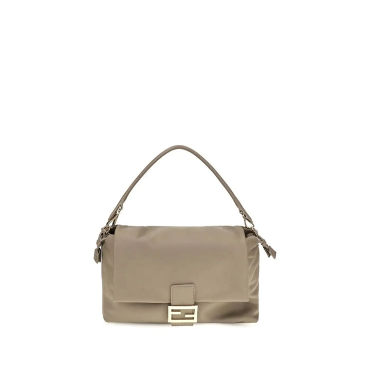 Fendi Beige Lamb Ovis Aries Shoulder Bag