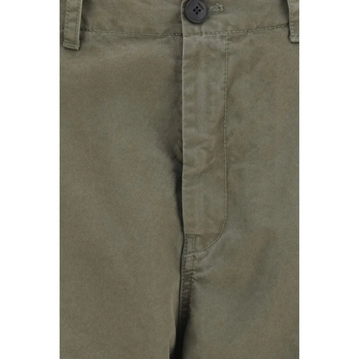 Fendi Bicolor Cotton Cargo Pants
