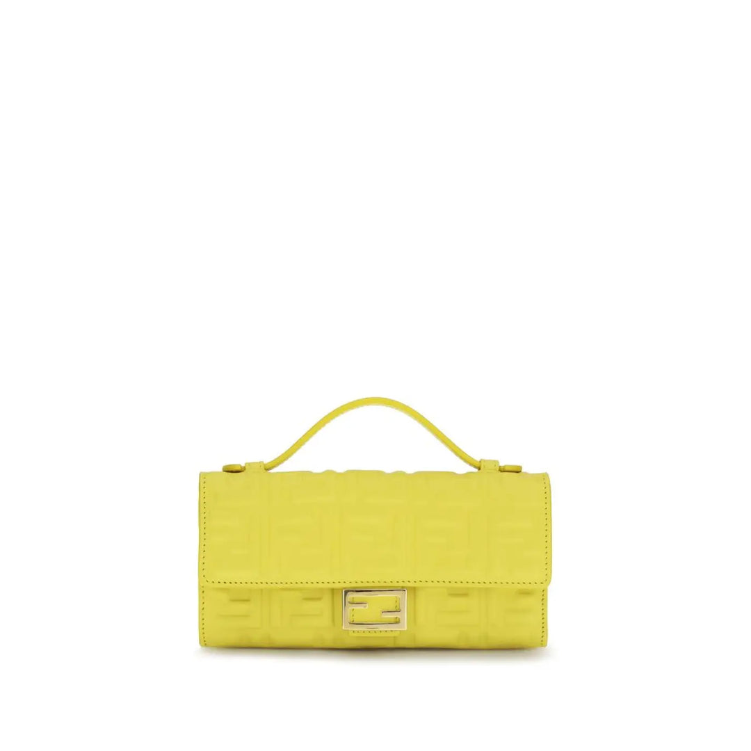 Fendi Bicolor Lamb Ovis Aries Shoulder Bag