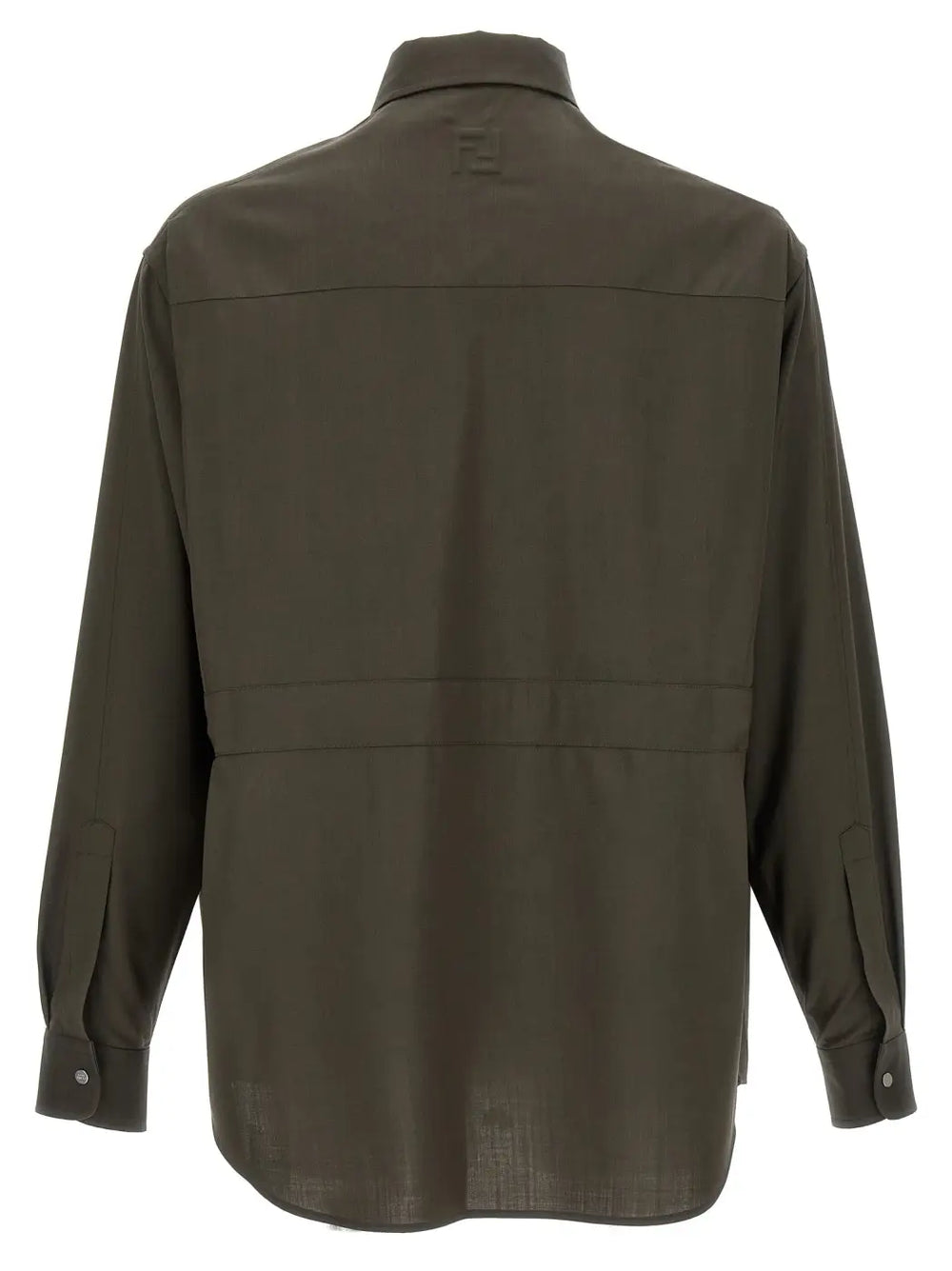 Fendi Bicolor Wool Blouse