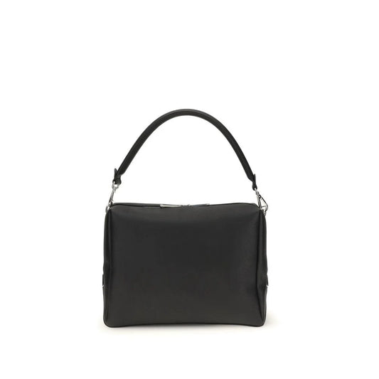 Fendi Black Calf Leather Bos Taurus Shoulder Bag