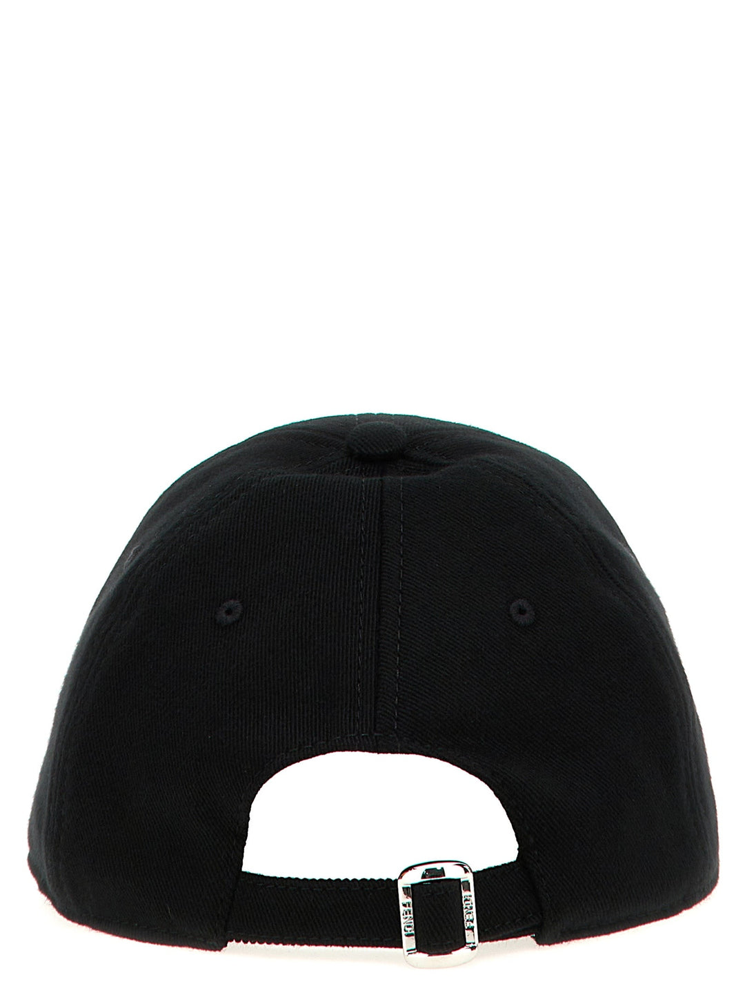 Fendi Black Cotton Cap (baseball Hat)