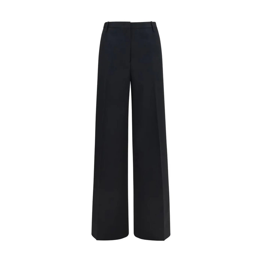 Fendi Black Cotton Casual Pants