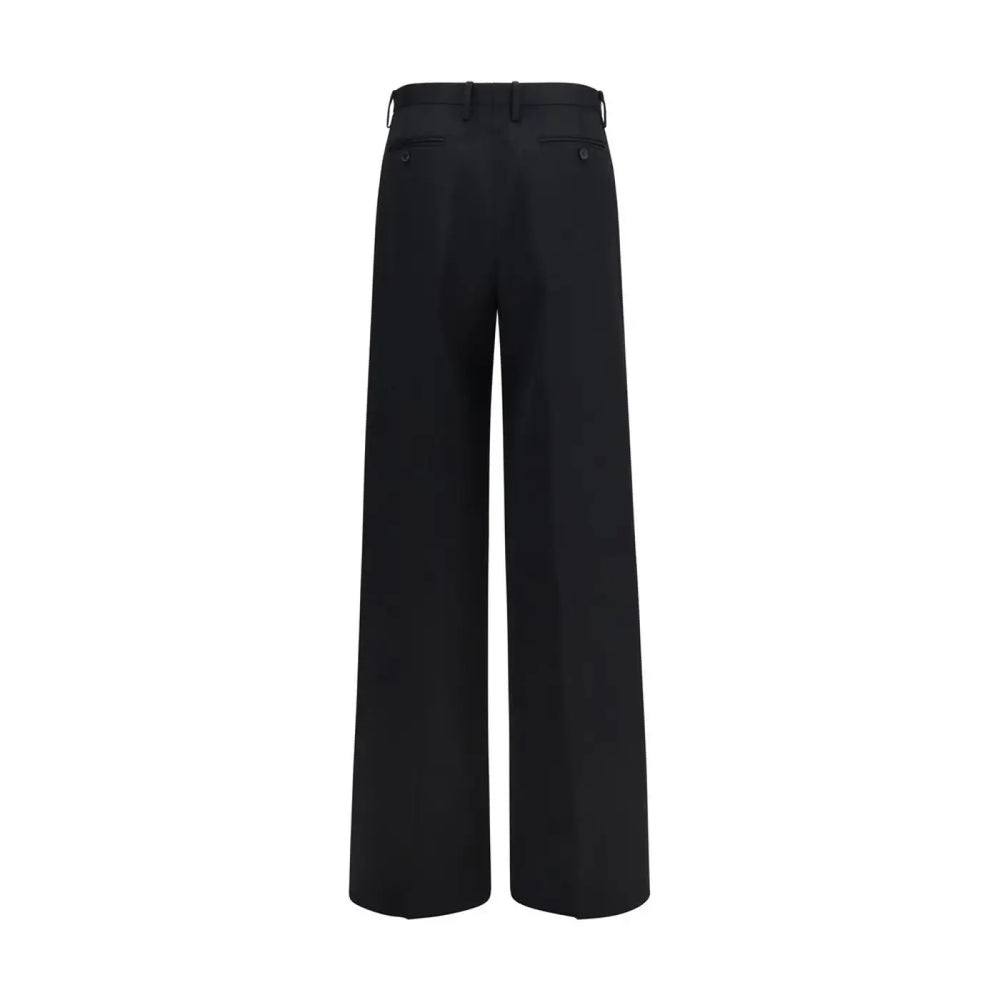 Fendi Black Cotton Casual Pants