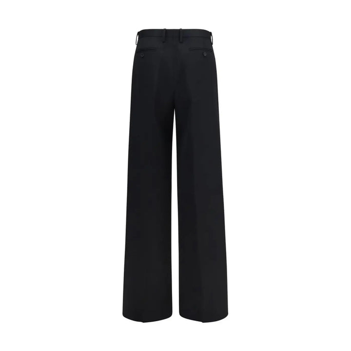 Fendi Black Cotton Casual Pants