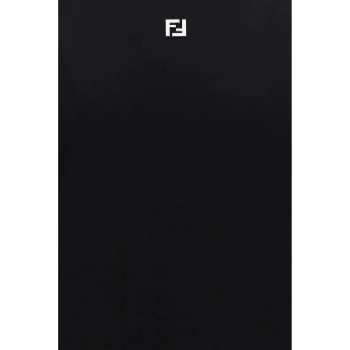 Fendi Black Cotton T-Shirt