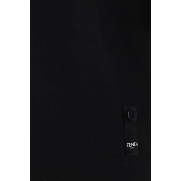 Fendi Black Cotton T-Shirt