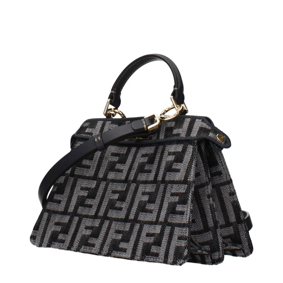 Fendi Black Fabric Handbag