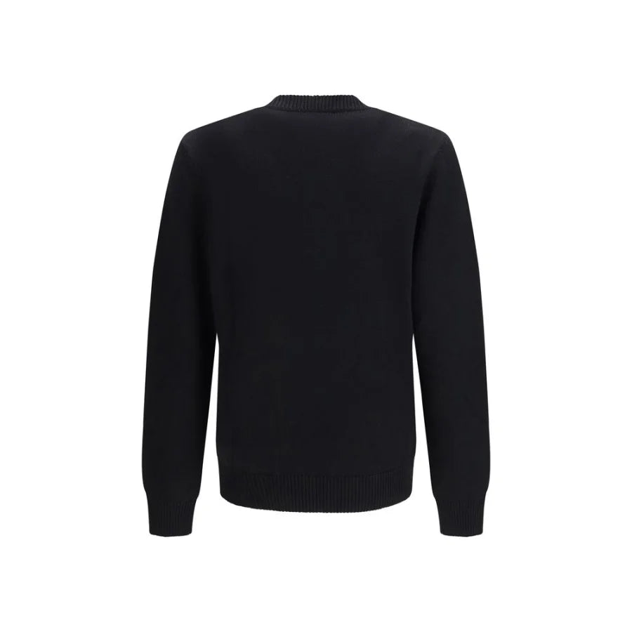 Fendi Black Fleece Wool Sweatshirt