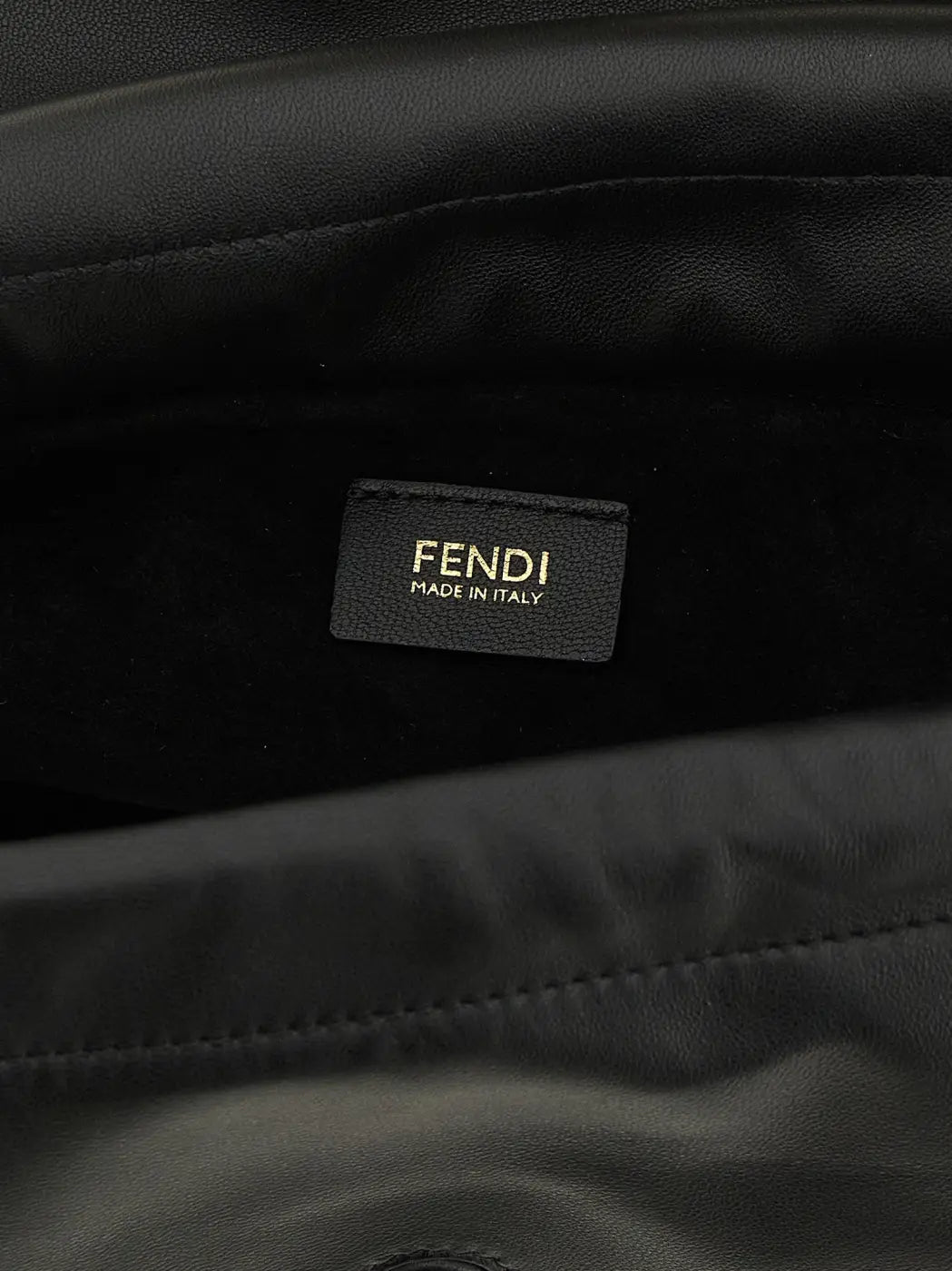 Fendi Black Lamb Leather Handbag