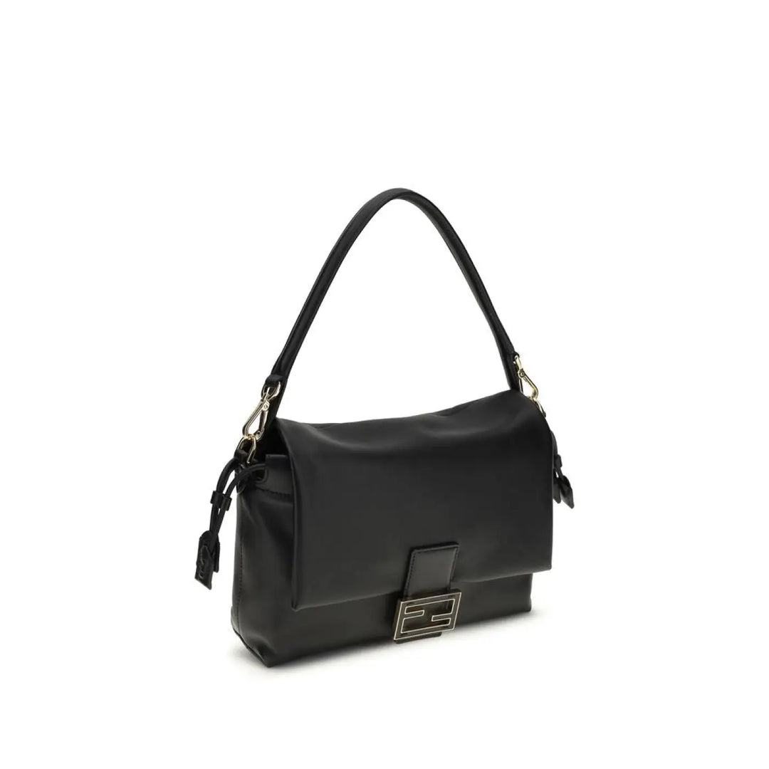 Fendi Black Lamb Ovis Aries Shoulder Bag