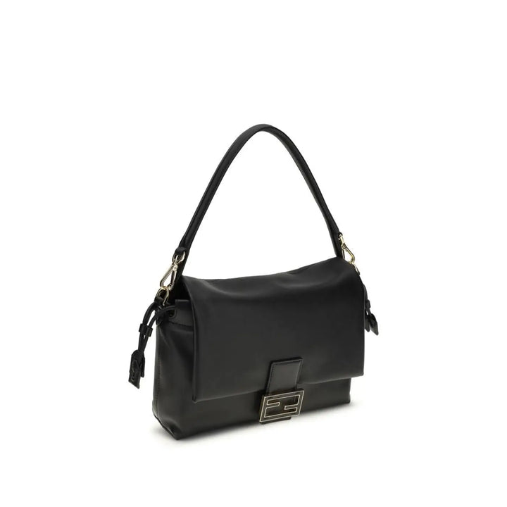 Fendi Black Lamb Ovis Aries Shoulder Bag