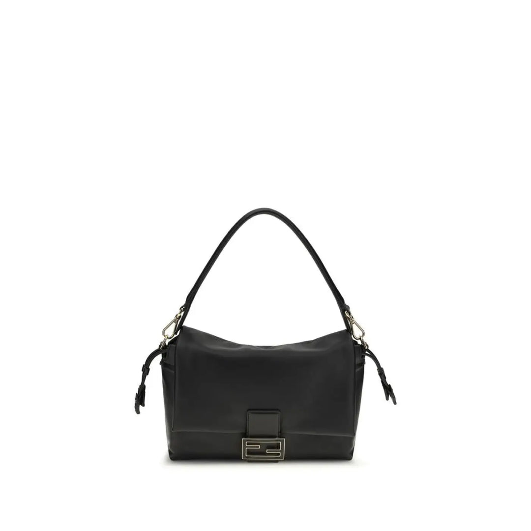 Fendi Black Lamb Ovis Aries Shoulder Bag