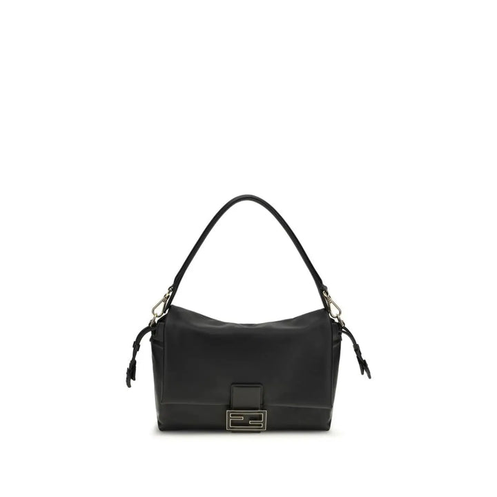 Fendi Black Lamb Ovis Aries Shoulder Bag
