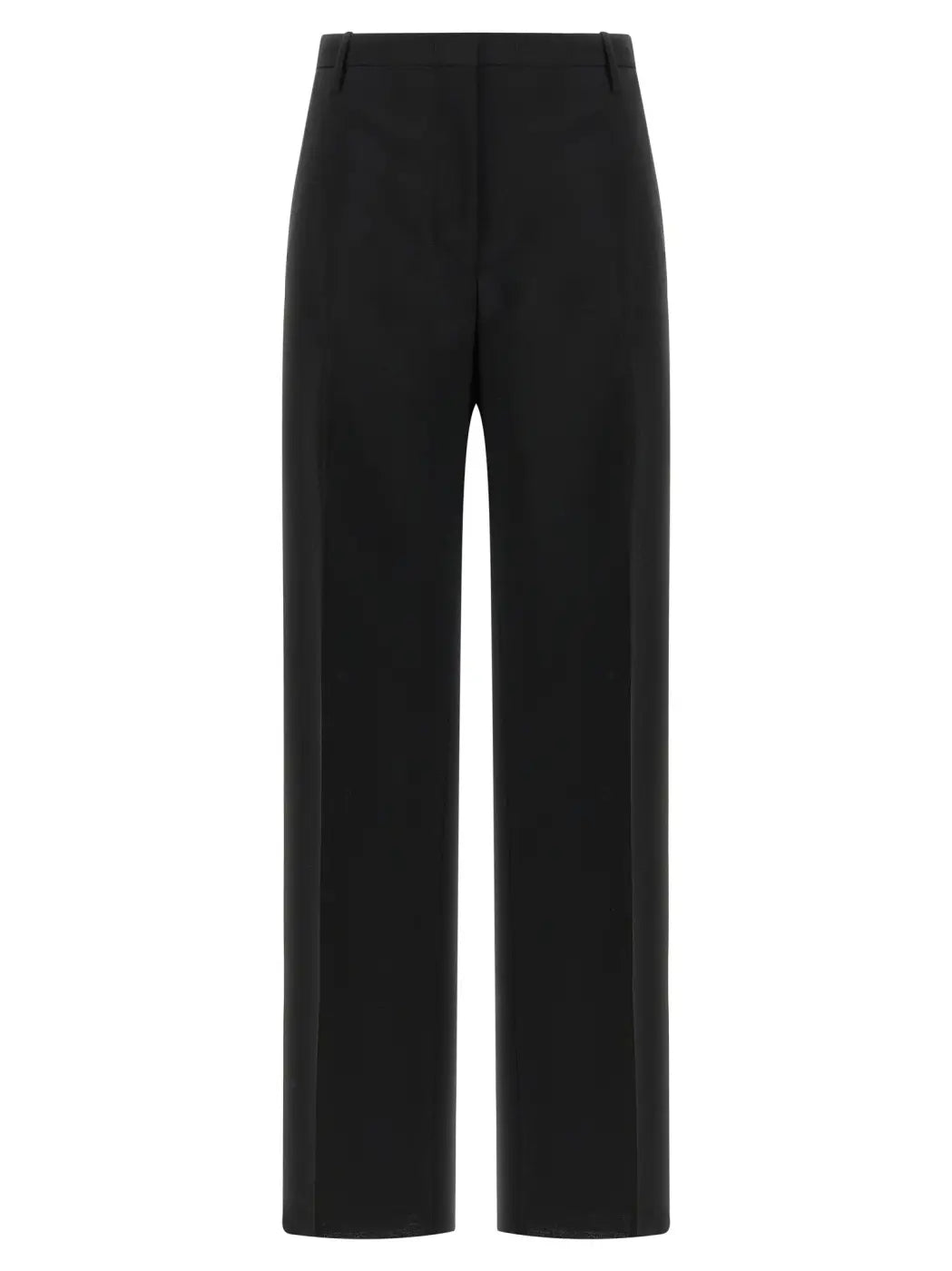 Fendi Black Mohair Dress Pants