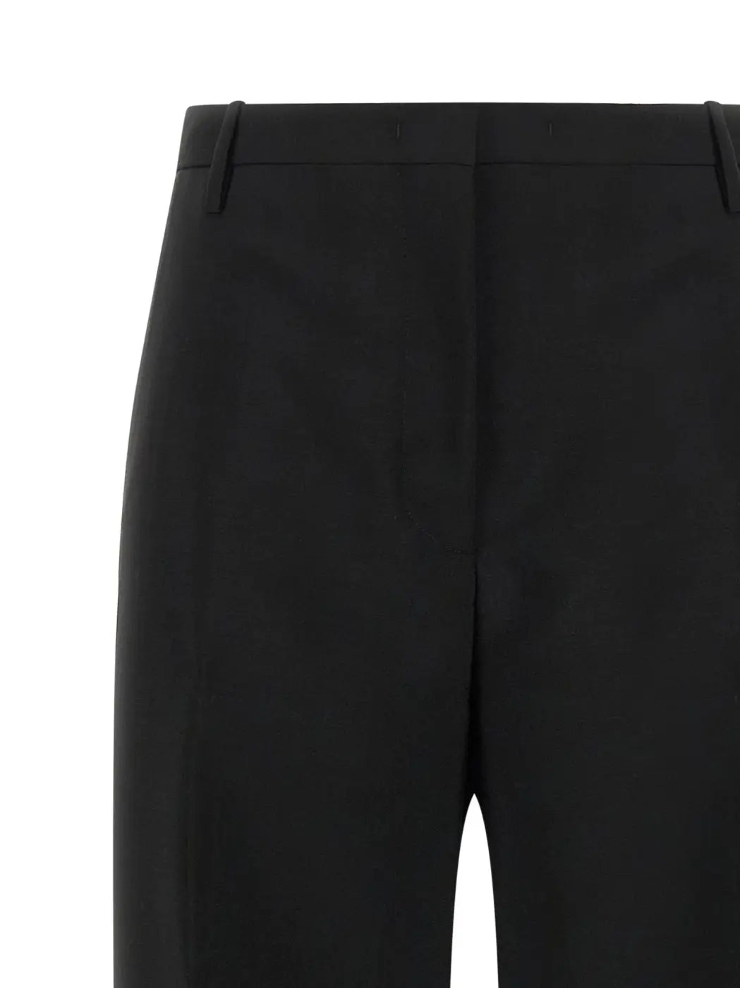 Fendi Black Mohair Dress Pants
