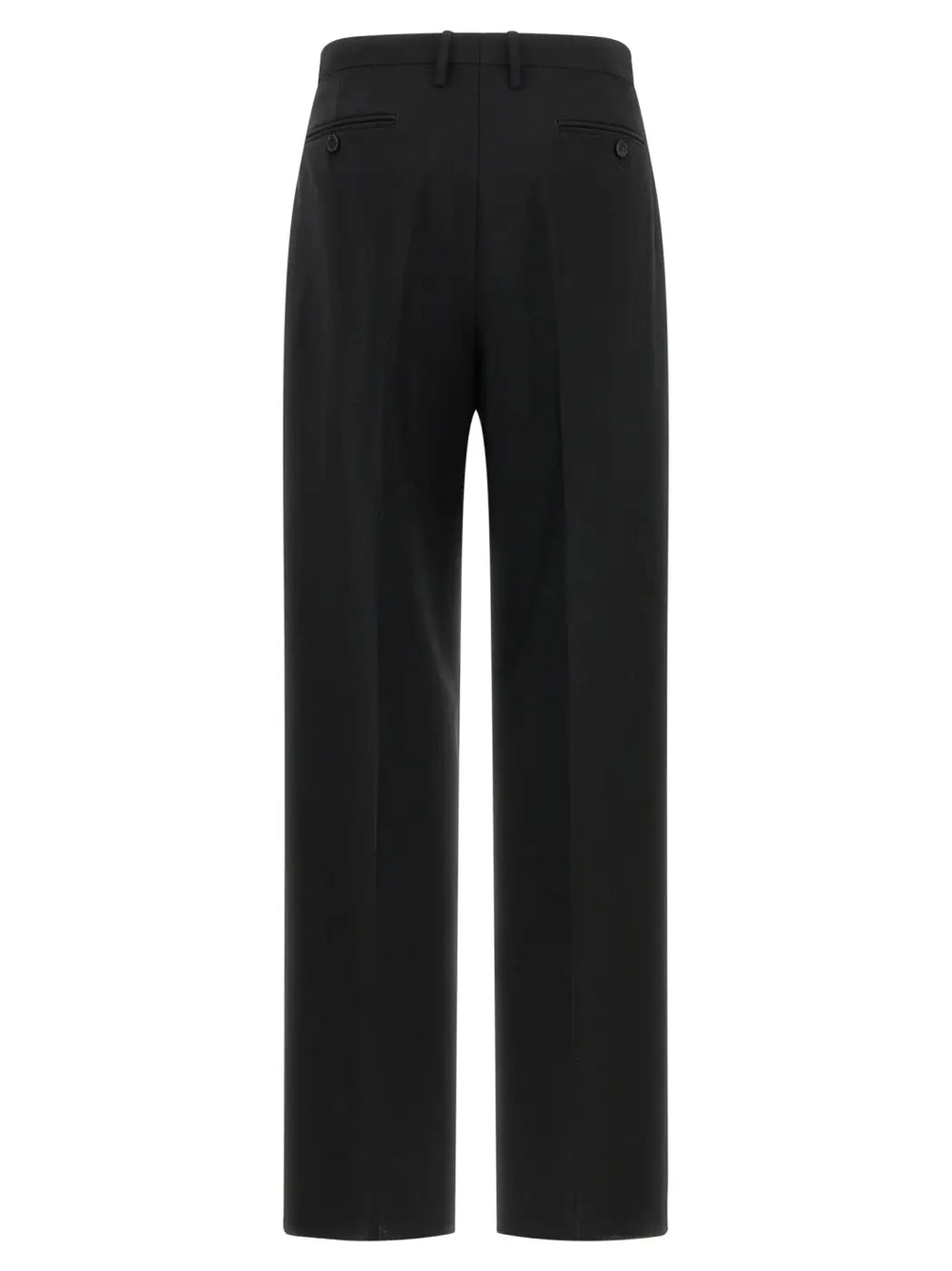 Fendi Black Mohair Dress Pants
