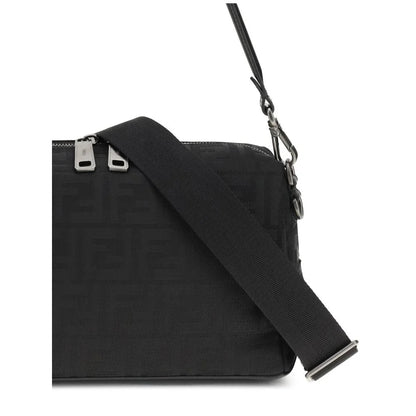 Fendi Black Nylon Shoulder Bag