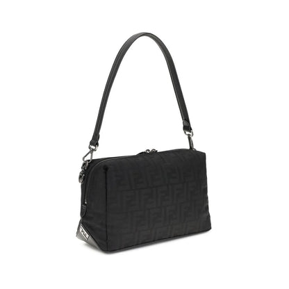 Fendi Black Nylon Shoulder Bag