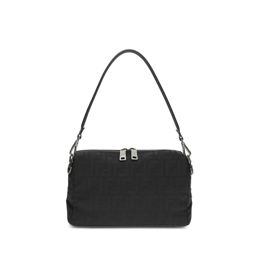 Fendi Black Nylon Shoulder Bag
