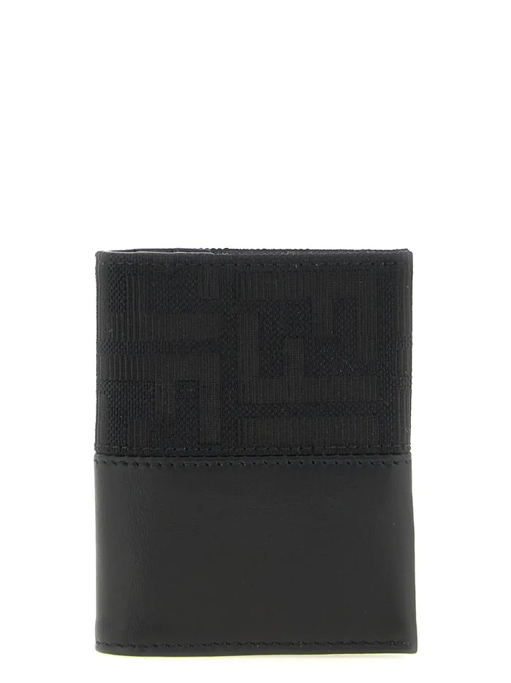 Fendi Black Polyester Cardholder