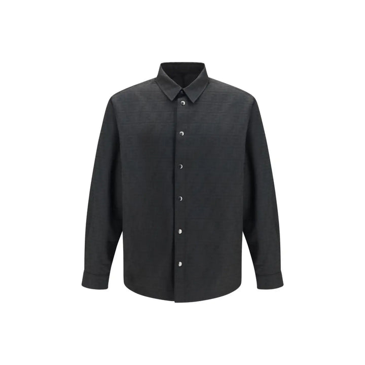 Fendi Black Polyester Pattern Shirt