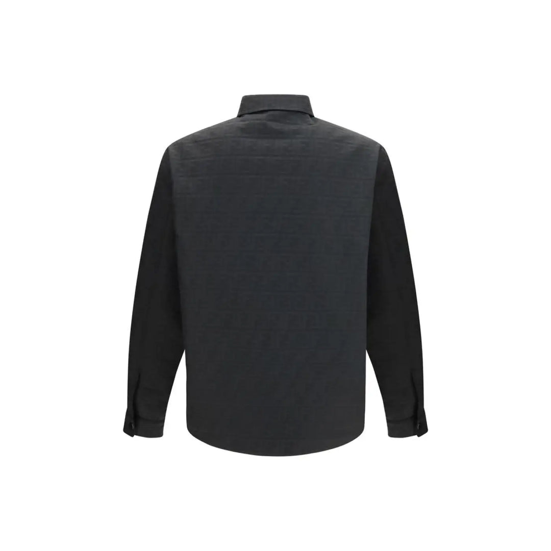 Fendi Black Polyester Pattern Shirt