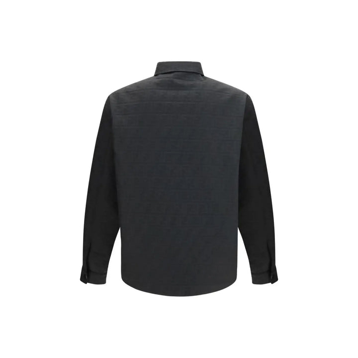 Fendi Black Polyester Pattern Shirt