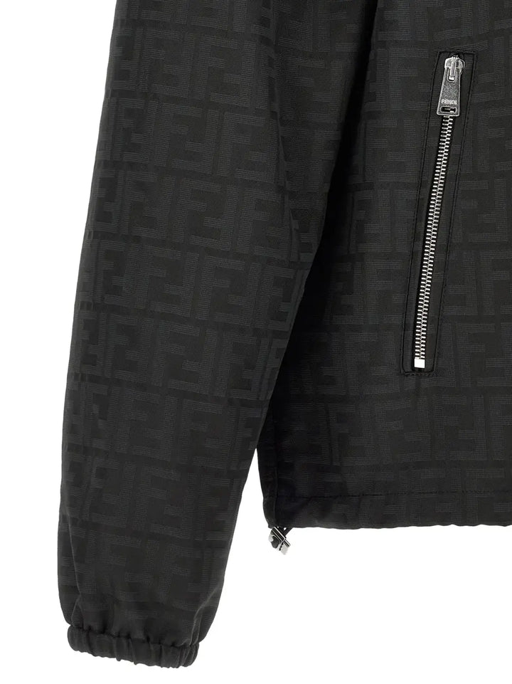 Fendi Black Polyester Shell Jacket