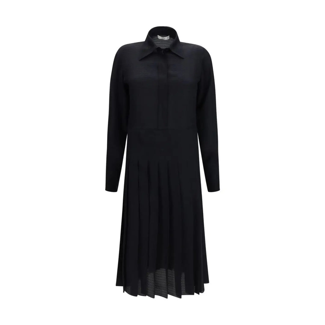 Fendi Black Silk Casual Dress