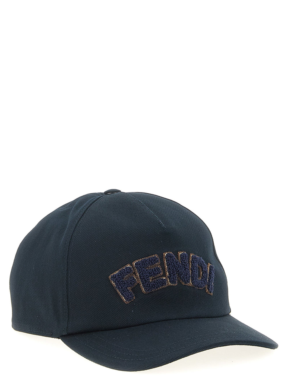 Fendi Blue Cotton Cap (baseball Hat)