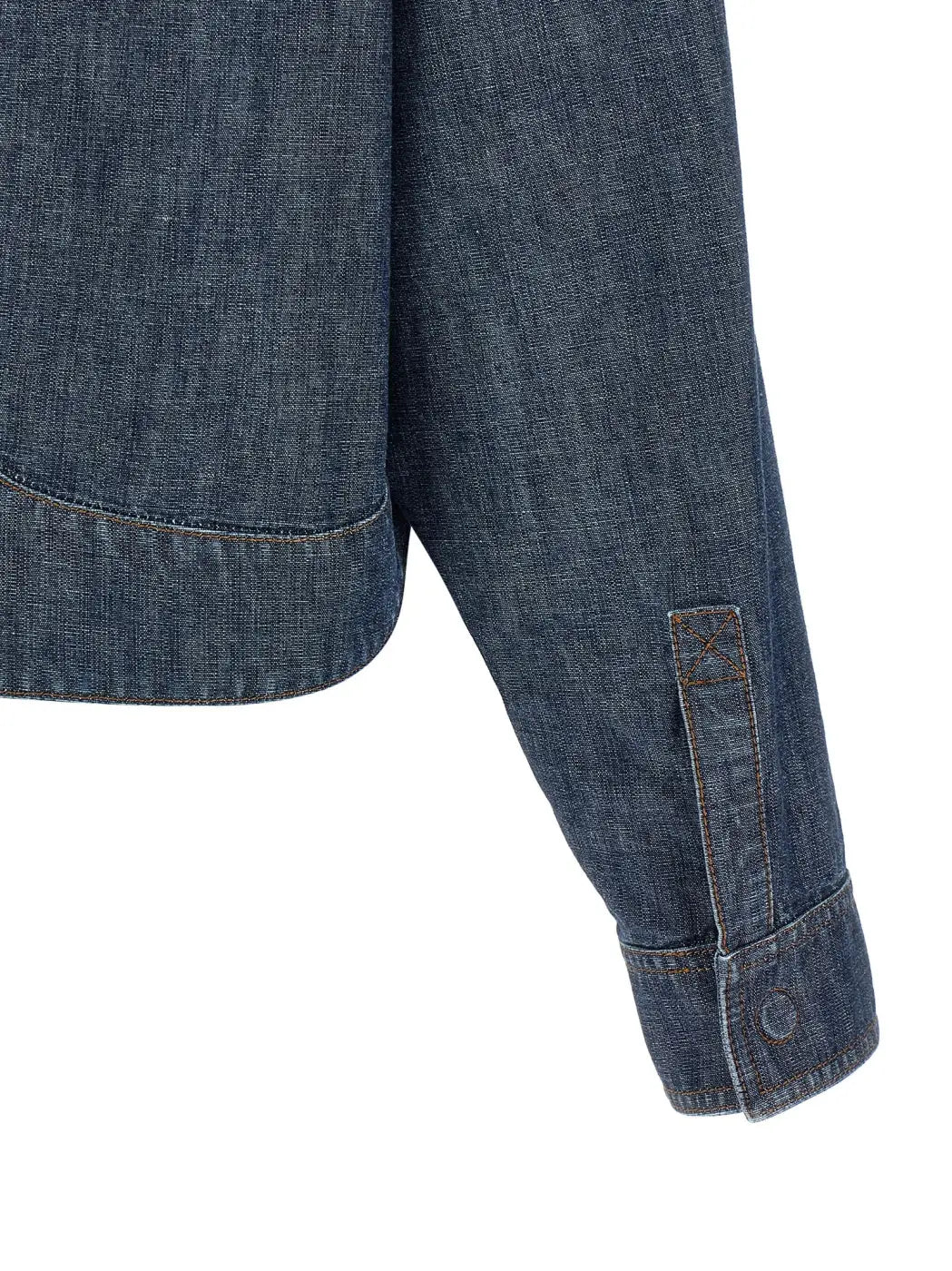 Fendi Blue Cotton Denim Jacket