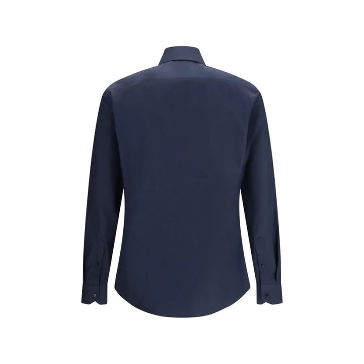Fendi Blue Cotton Shirt