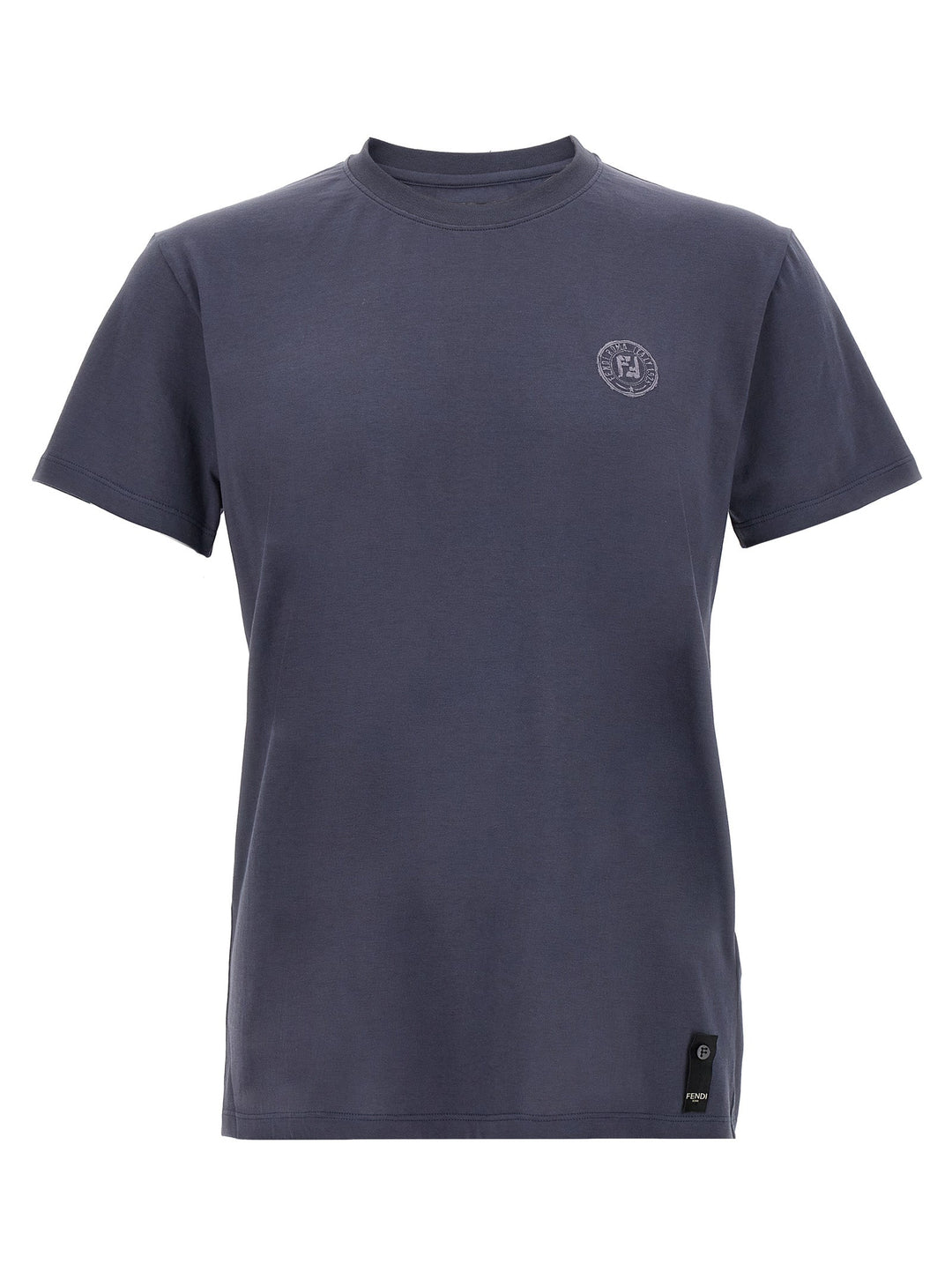 Fendi Blue Cotton T-shirt