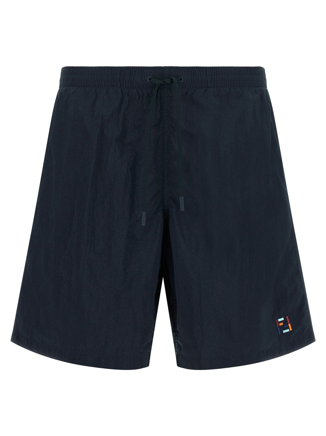 Fendi Blue Polyamide Swim Shorts