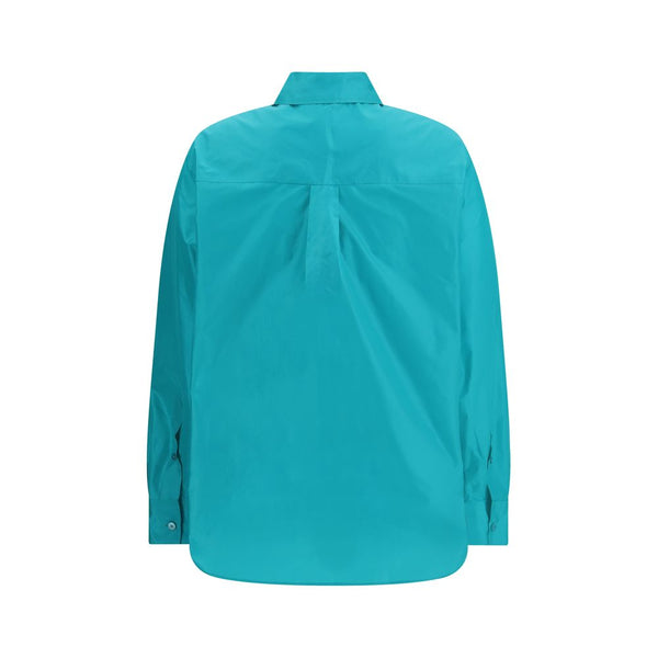 Fendi Shirts - Blue Silk Dress Shirt