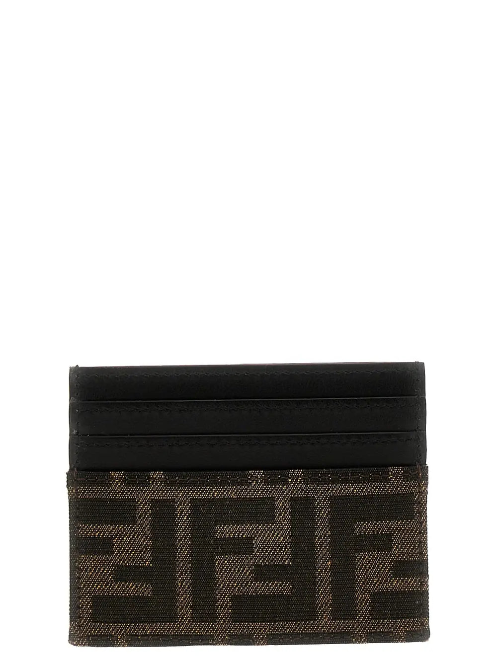 Fendi Brown Calfskin Cardholder