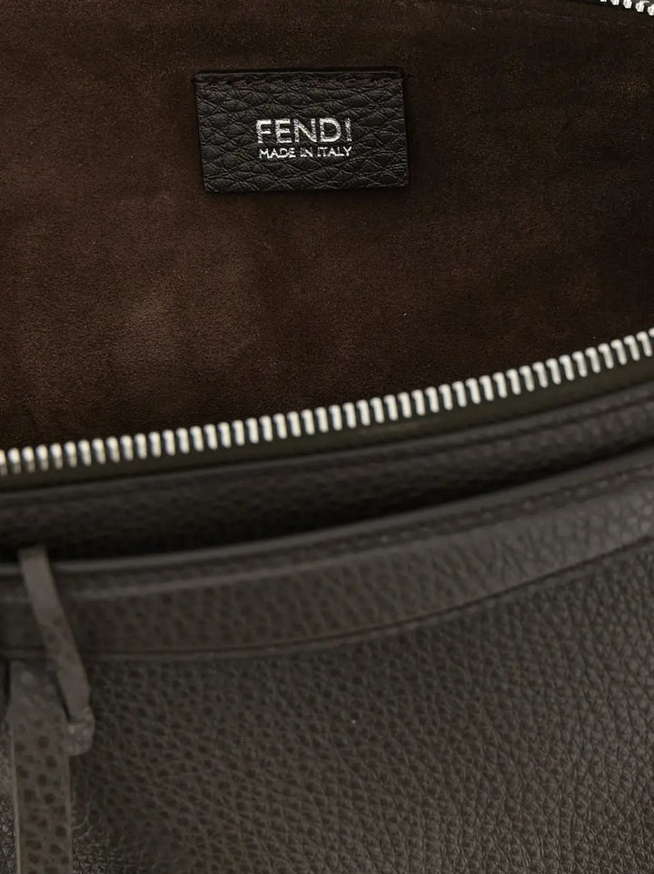 Fendi Brown Calfskin Handbag