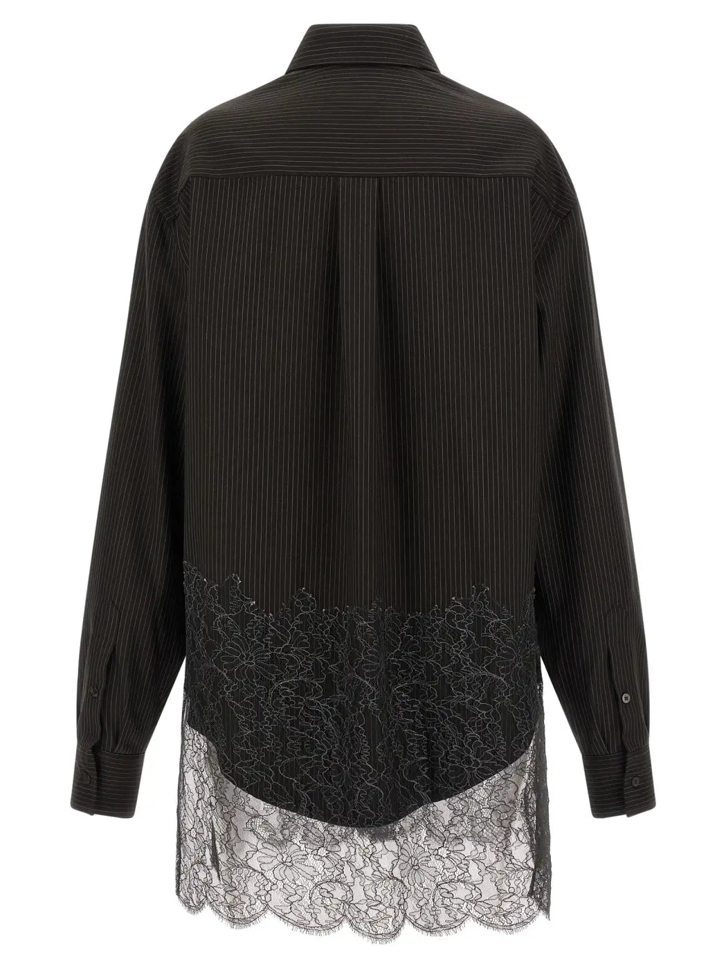 Fendi Brown Virgin Wool Blouse