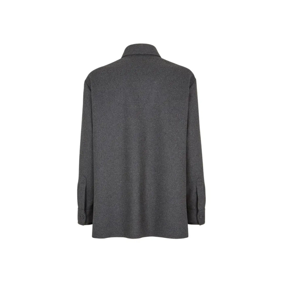 Fendi Gray Cashmere Coat