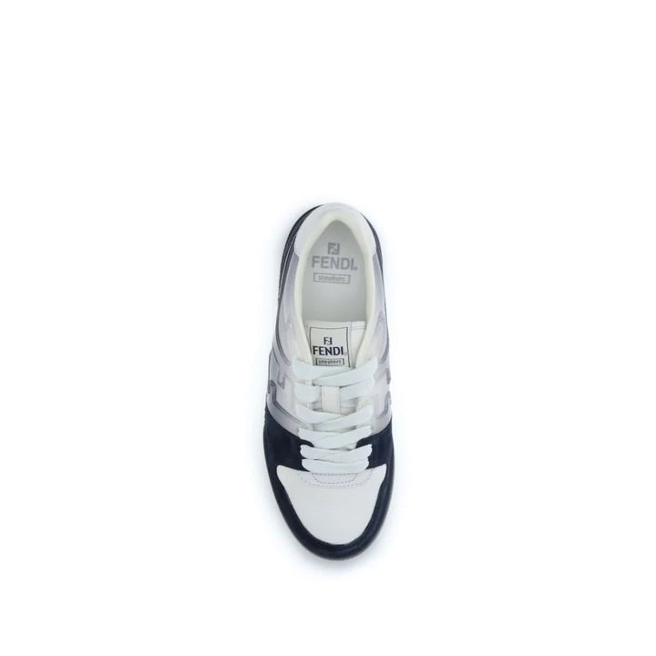 Fendi Multicolor Calf Leather Bos Taurus Low Top Sneakers