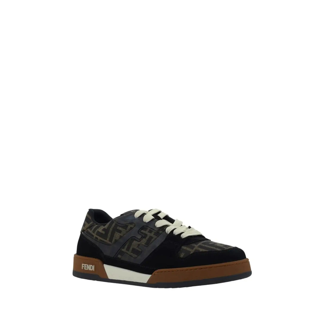Fendi Multicolor Calf Leather Bos Taurus Sneakers