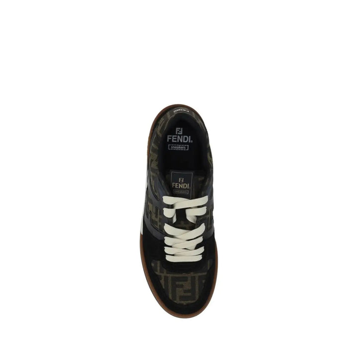Fendi Multicolor Calf Leather Bos Taurus Sneakers